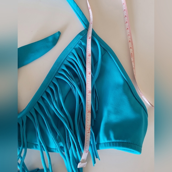 Venus Fringed Halter Bikini Top - Picture 3 of 8